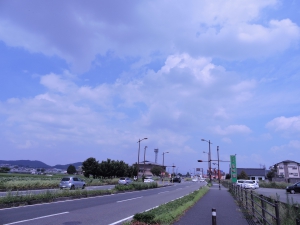 国体道路（熊本市東区）