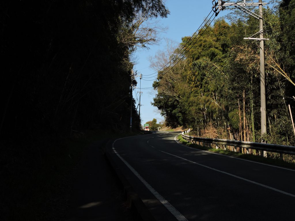 鳥越峠と山道（熊本市東区）