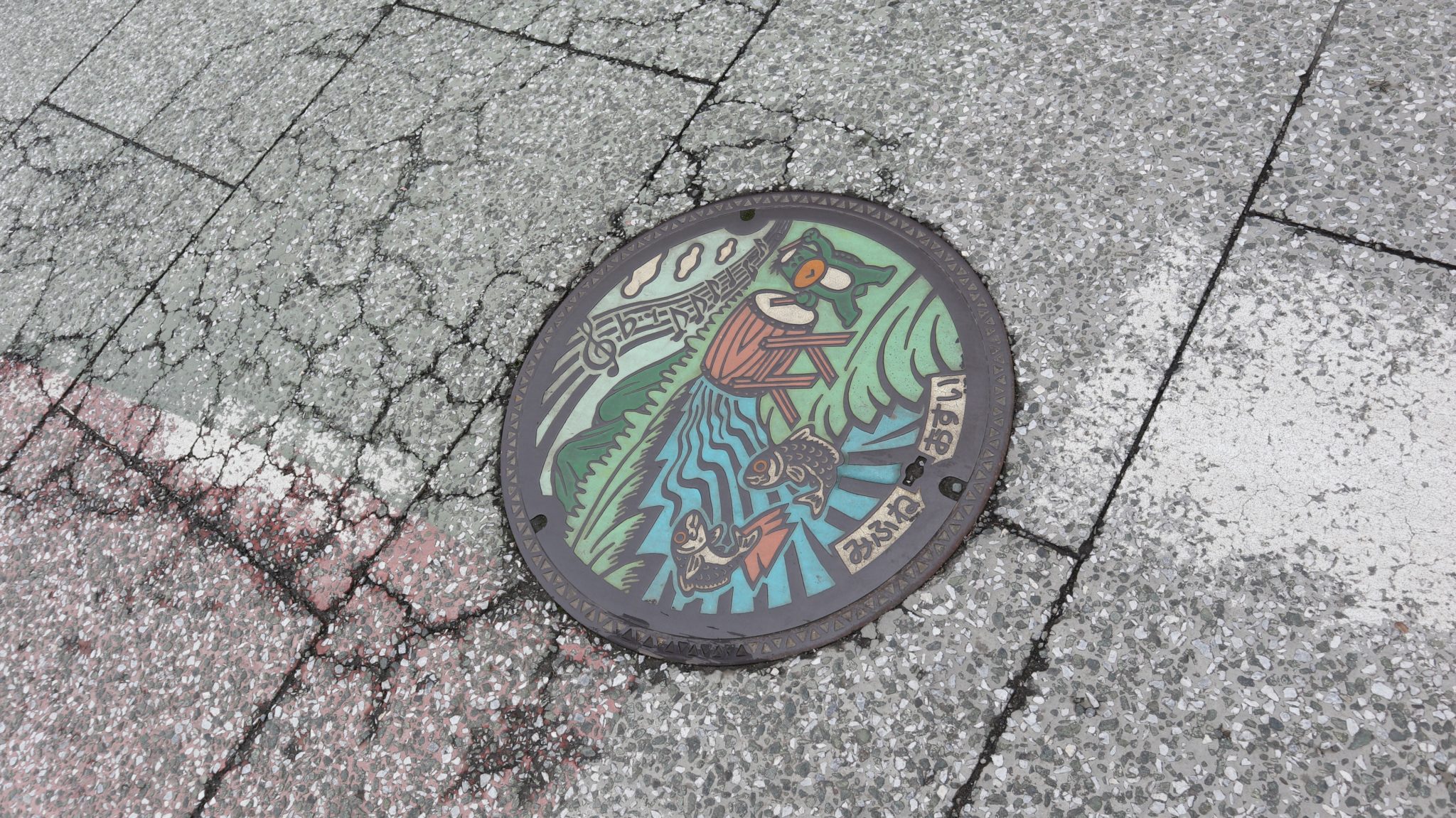 御船町のマンホール