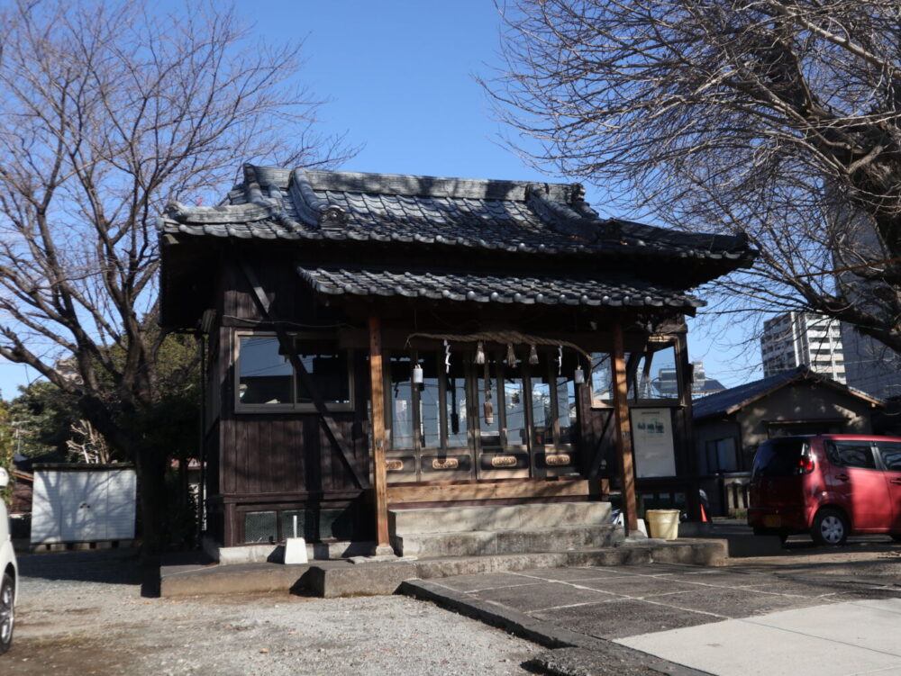 拝殿：田嵜神社 - 令和3年1月14日