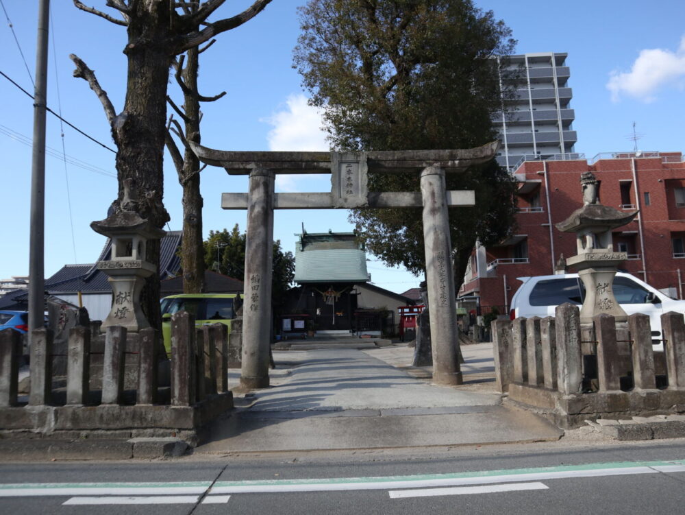 正面：二本木神社 - 令和3年1月14日