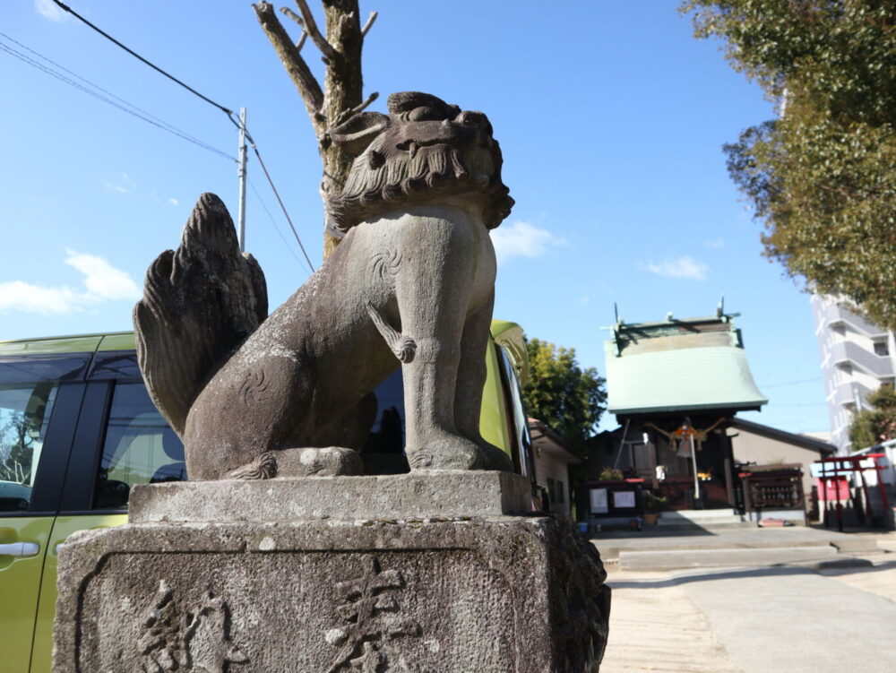 狛犬：二本木神社 - 令和3年1月14日