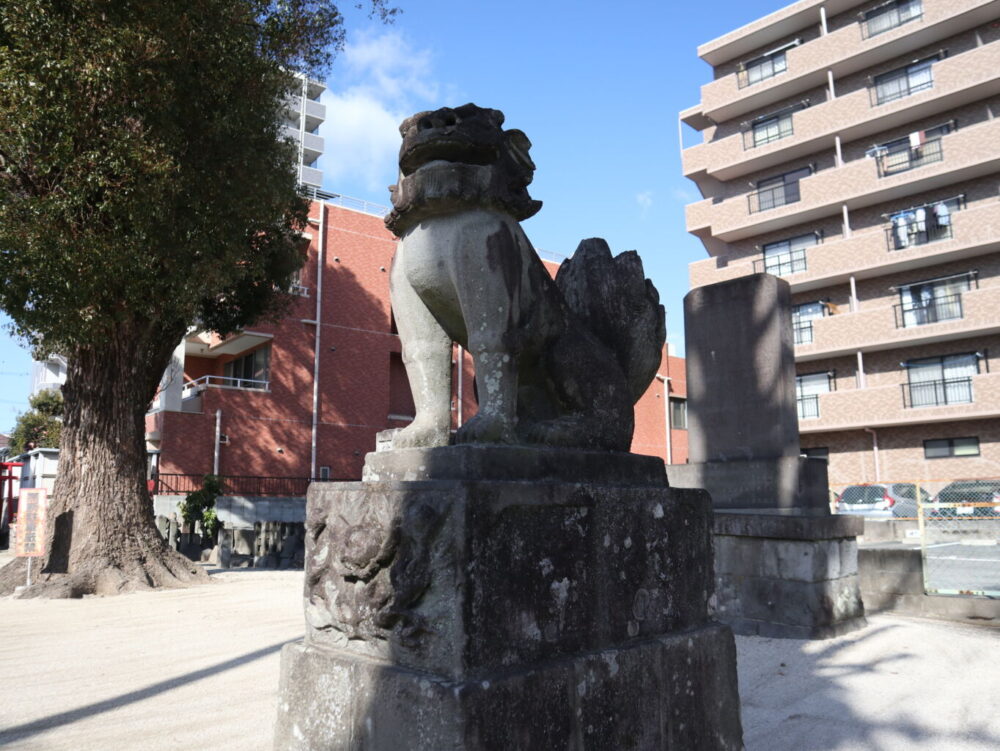 狛犬：二本木神社 - 令和3年1月14日