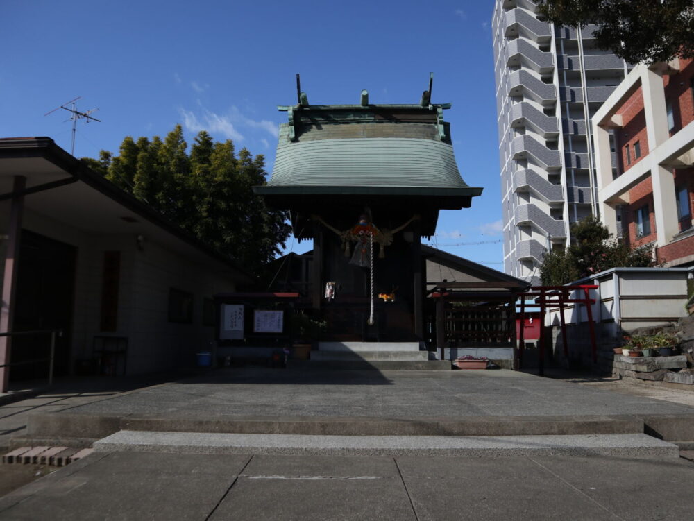 拝殿：二本木神社 - 令和3年1月14日