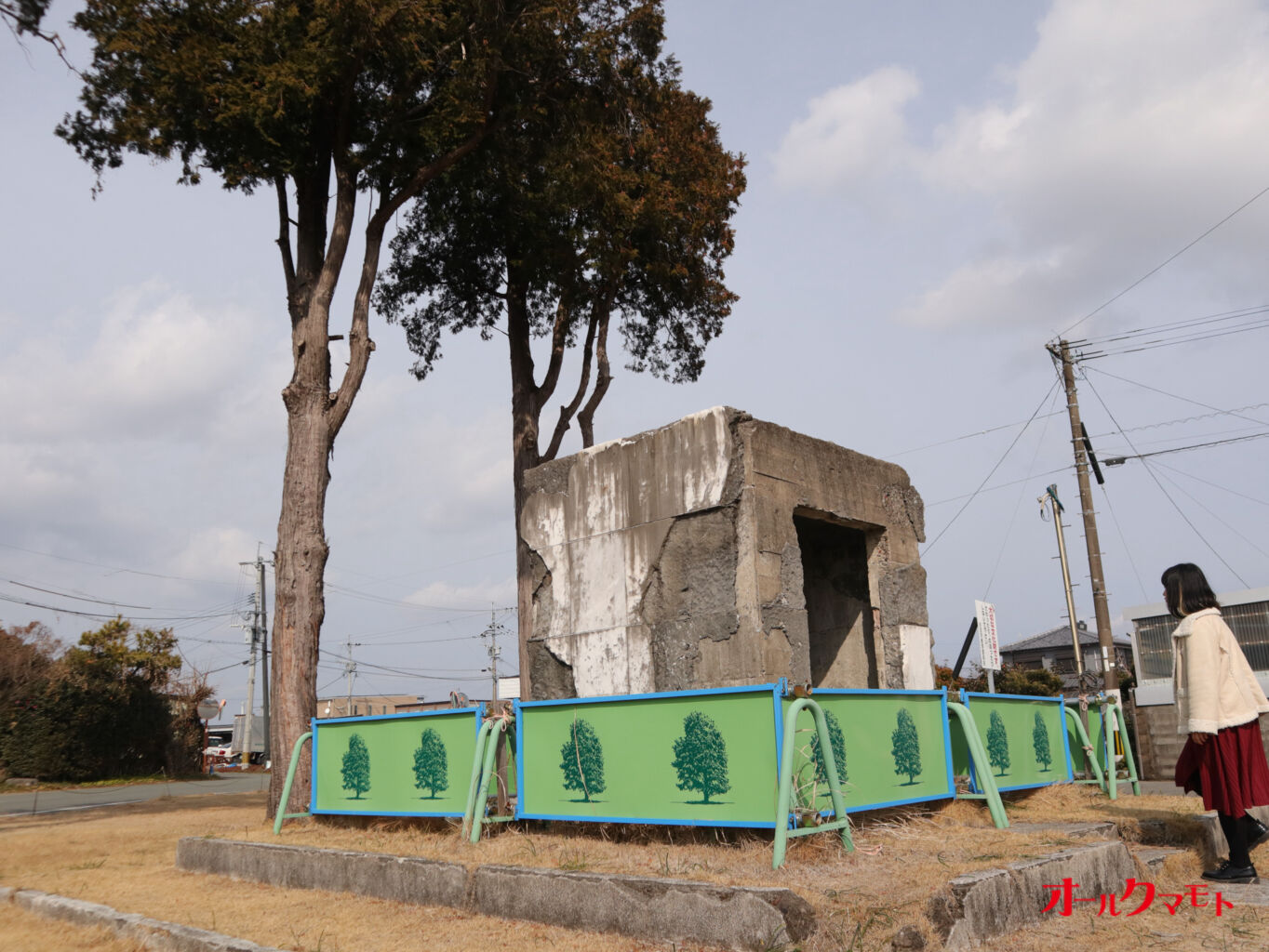 旧黒石原陸軍飛行場 奉安殿跡 | オールクマモト