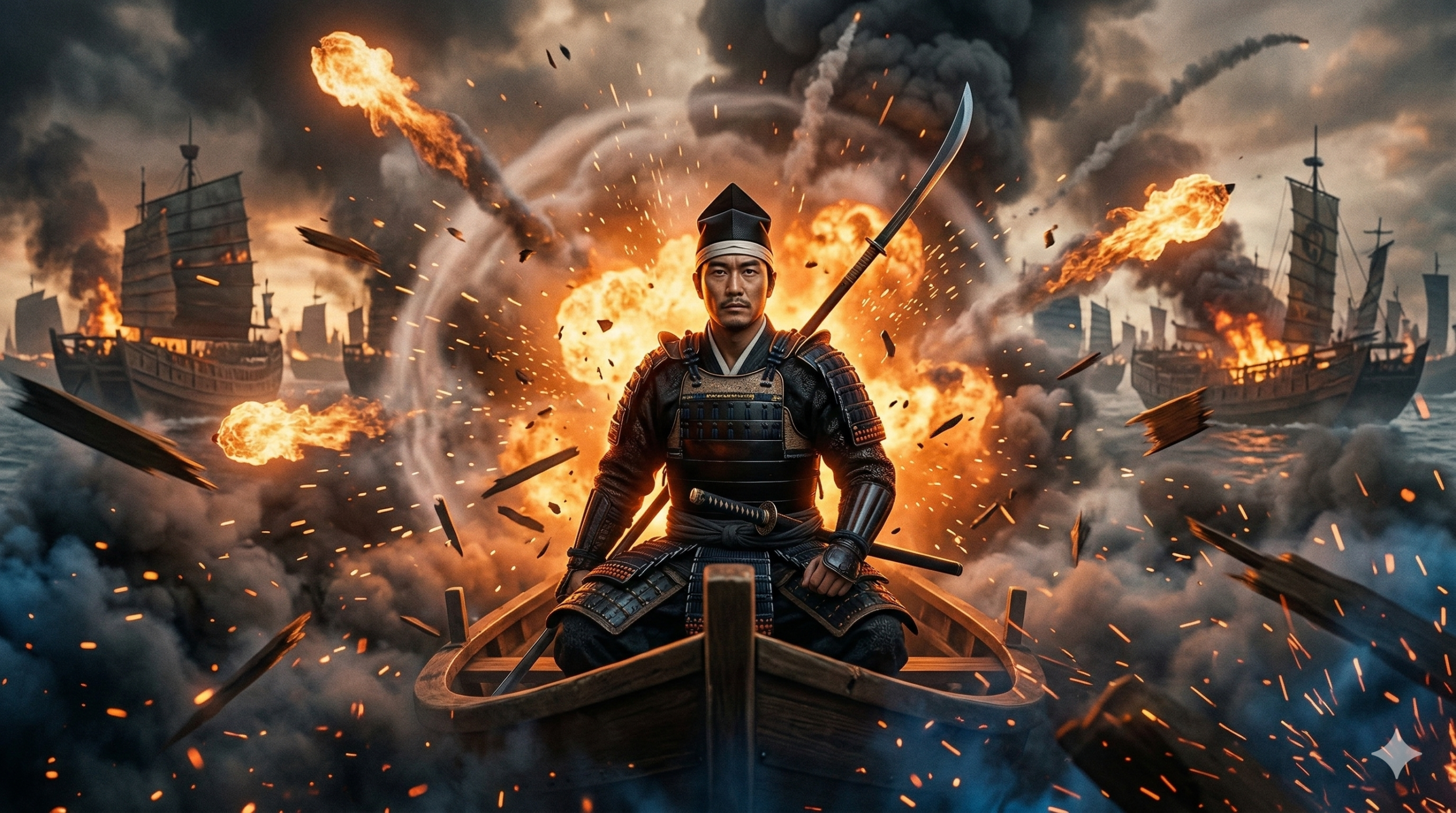 蒙古襲来絵詞の「絵7」を解説付きで展示中